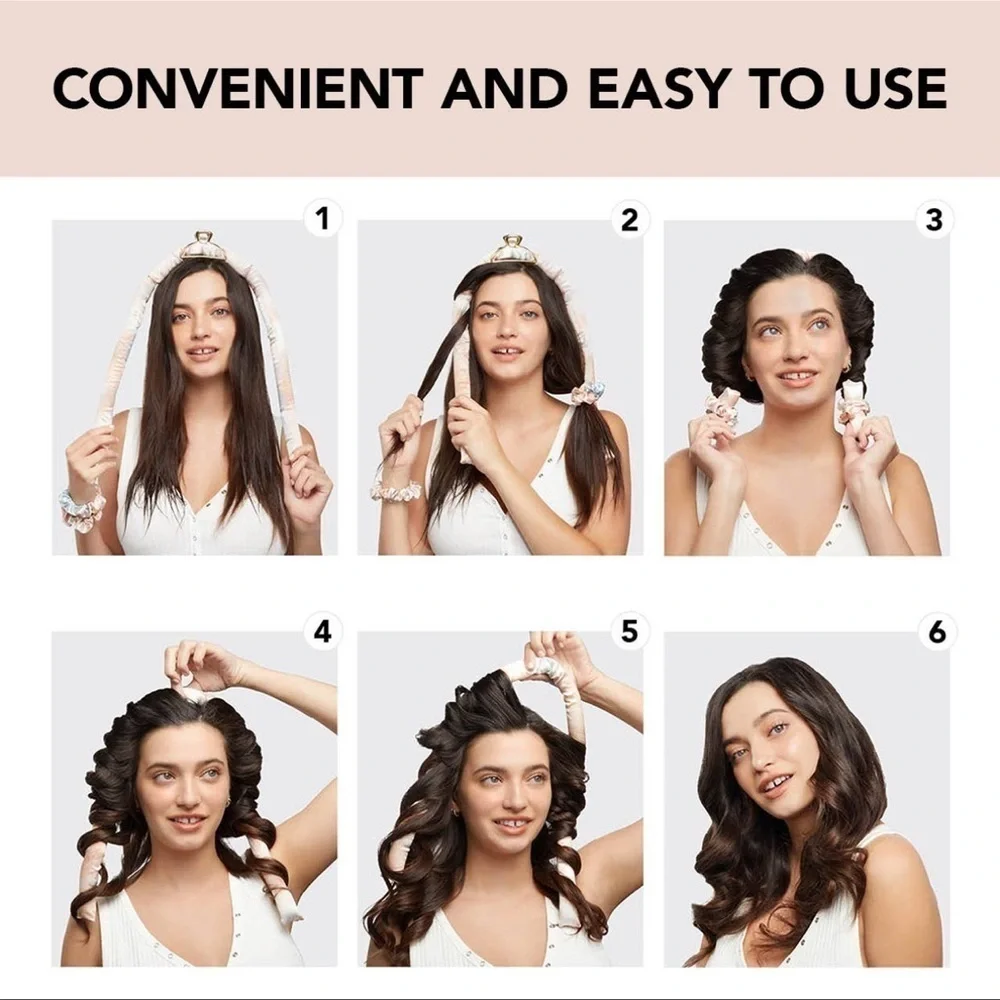 6pc Set Satin Wrapped Flexi Rods